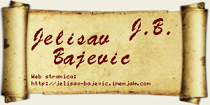 Jelisav Bajević vizit kartica